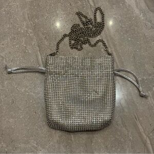 Elegant Silver Chain Bag